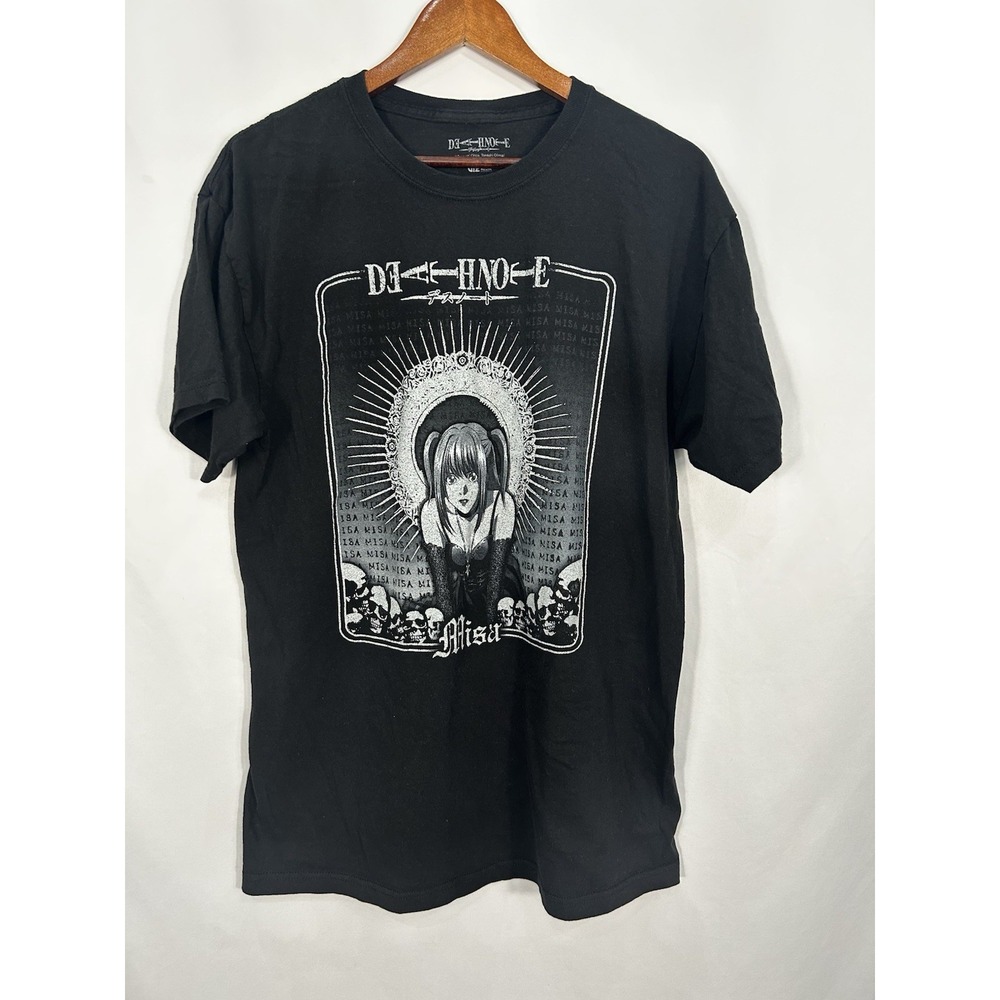 Death Note Misa Anime T Shirt L Gothic Anime VIZ Media Ripple Junction Y2K RARE